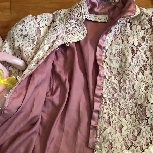 Vintage Authentic Gunne Sax Lace jacket Cardigan - Picture 5 of 7